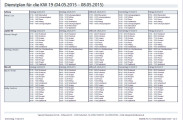 Dienstplan: Stundenplan zum Aushängen im Teamraum