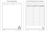 Beispiel-Portfolio-Vorlage für Kinder bis 48 Monate