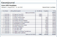 Das Kassenjournal ohne Kategorien